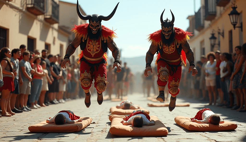 Baby-Jumping-O-Festival-de-El-Colacho-na-Espanha Tradições Curiosas ao Redor do Mundo